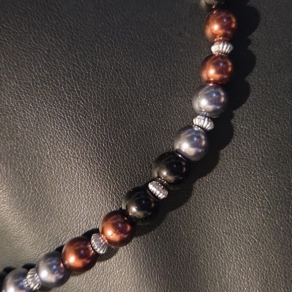 Estate Elegant Multicolor Beaded Necklace - Picture 3 of 4